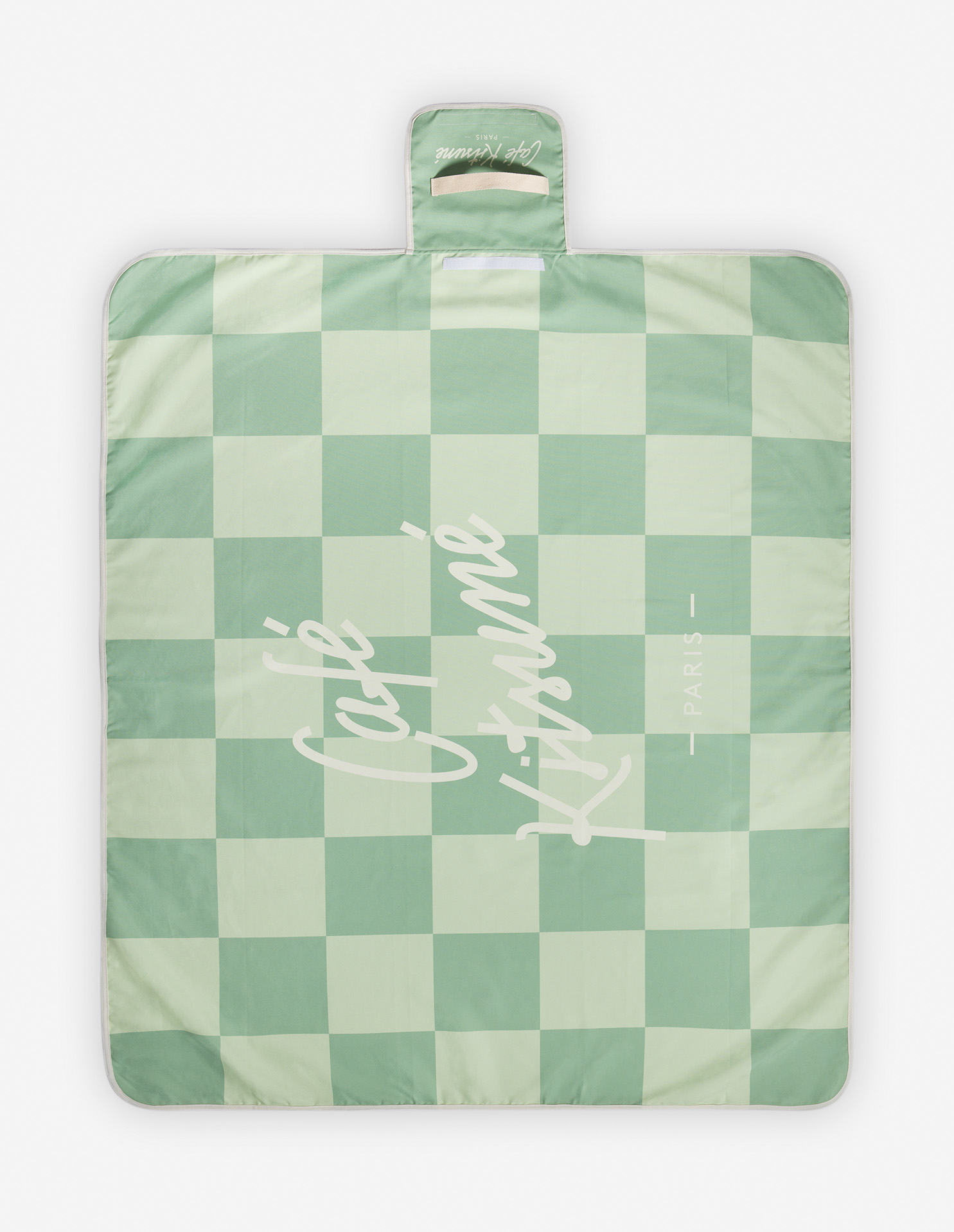 カフェ キツネ CHECKERBOARD ピクニック ブランケット | Maison Kitsuné
