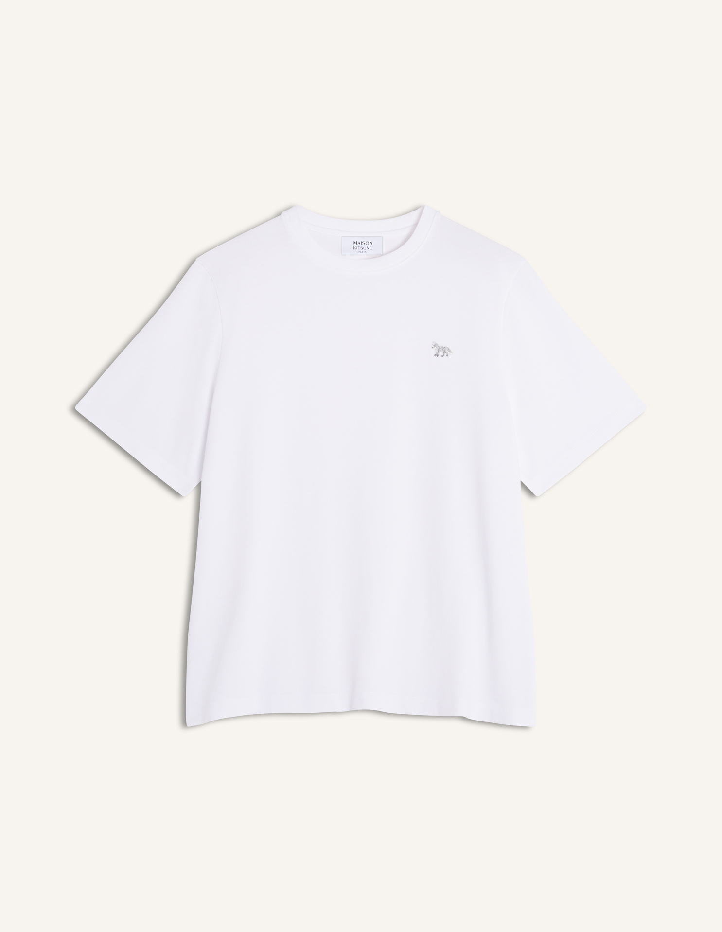 Maison Kitsune BABYFOX ホワイト Tシャツ ベイビー フォックス コンフォート Tシャツ | Maison Kitsuné