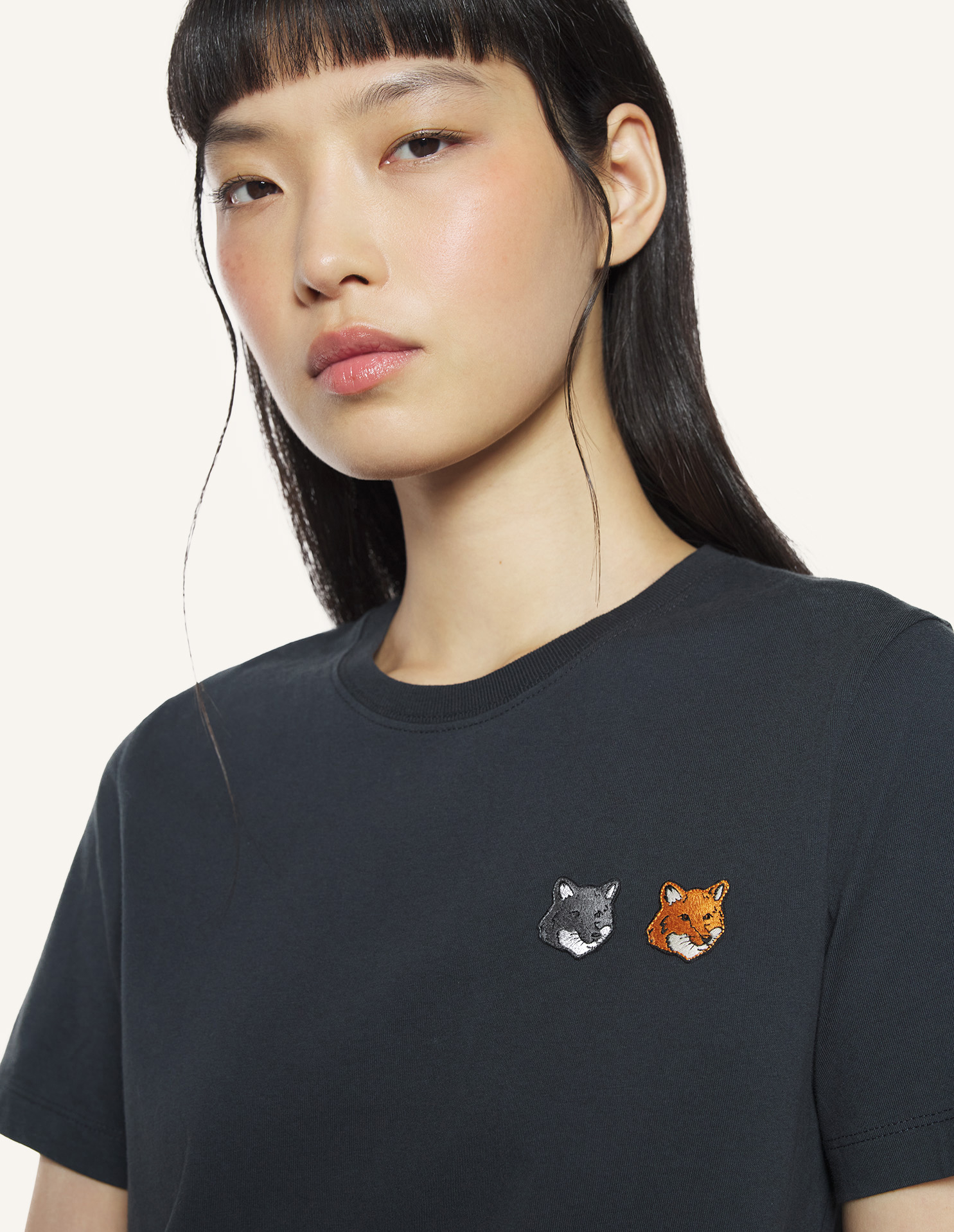【2枚セット】MAISON KITSUNÉ EXCLUSIVE TEE DOUBLE FOX HEAD REGULAR TEE-SHIRT | Maison Kitsuné