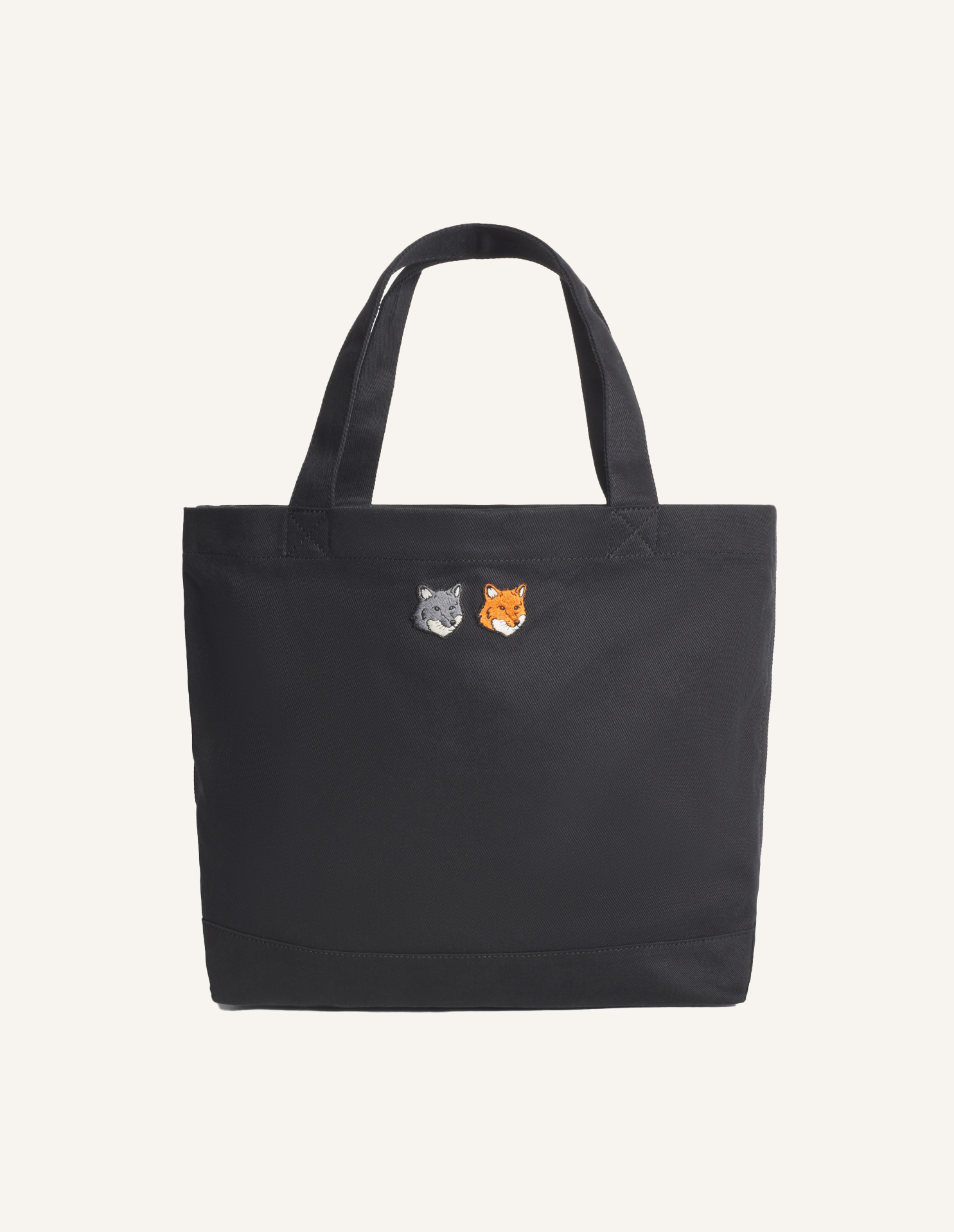 【新品未使用】Maison Kitsuné ダブル フォックスヘッド トート ダブル フォックスヘッド トート | Maison Kitsuné