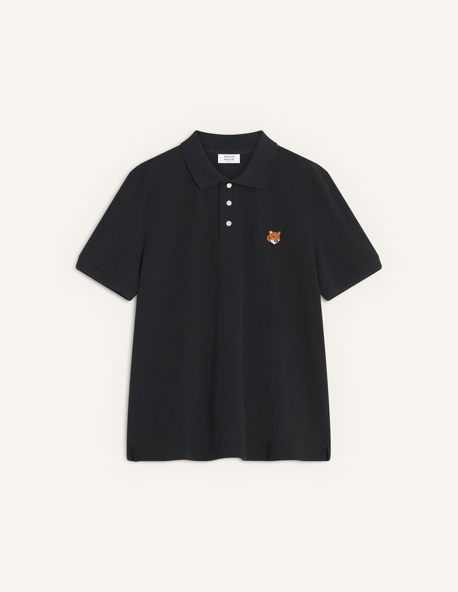 【新品タグ付】MAISON KITSUNE フォックスヘッド ポロシャツ M フォックスヘッド レギュラー ポロ | Maison Kitsuné