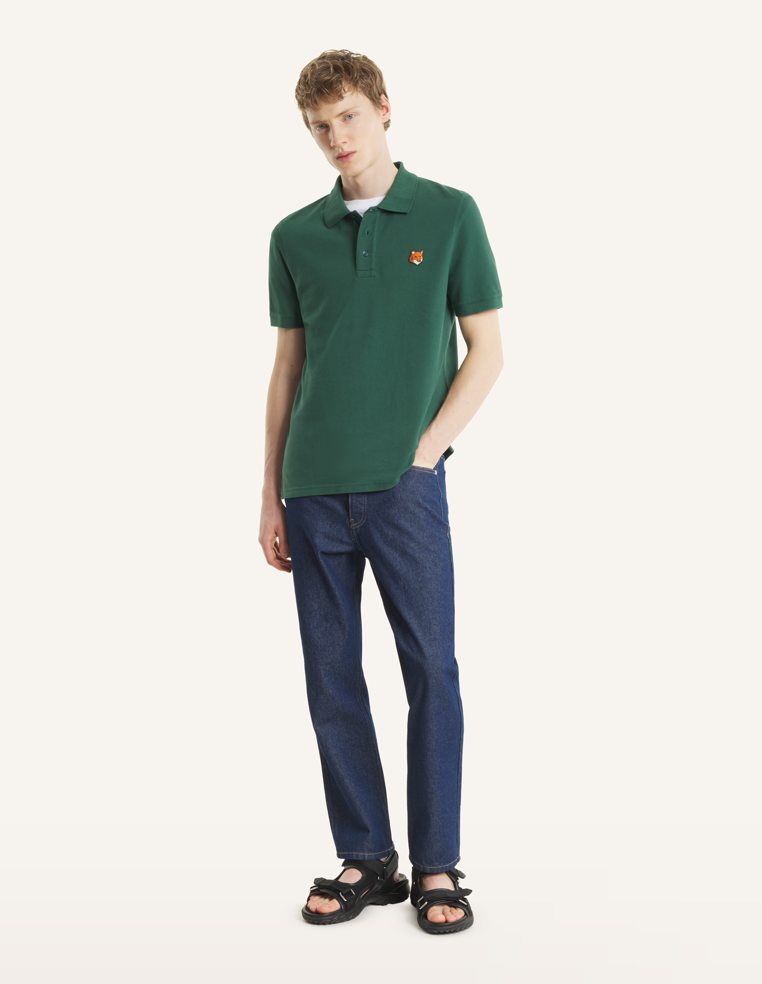 FOX HEAD REGULAR POLO | Maison Kitsuné