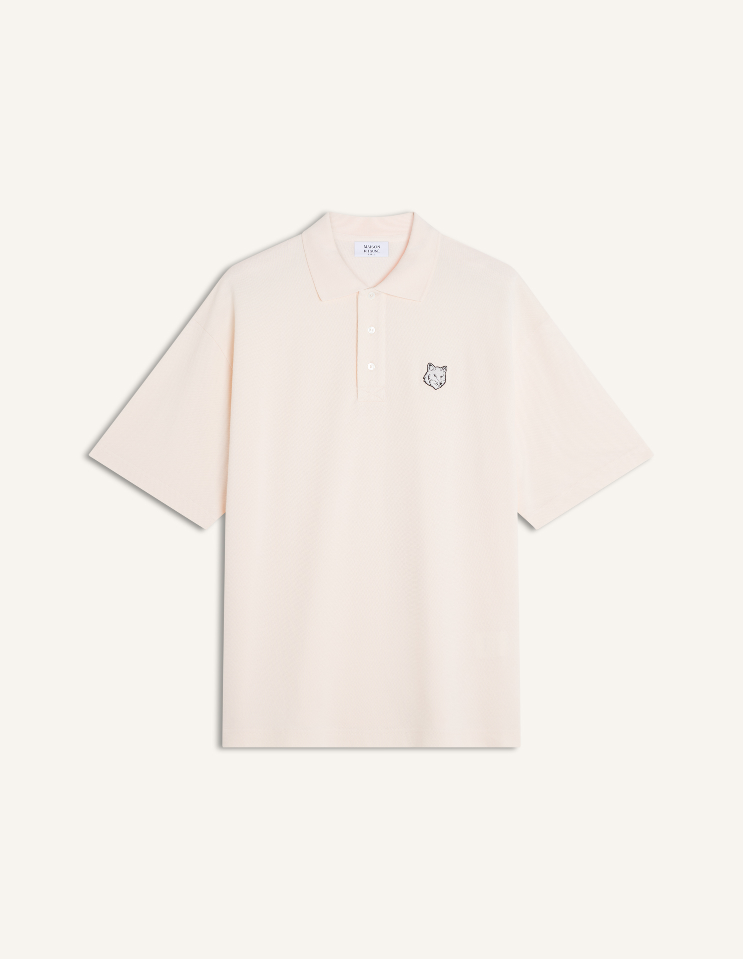 フォックスヘッド オーバーサイズ ポロ | Maison Kitsuné