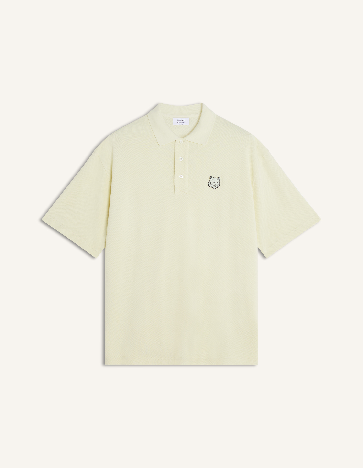 FOX HEAD OVERSIZE POLO | Maison Kitsuné