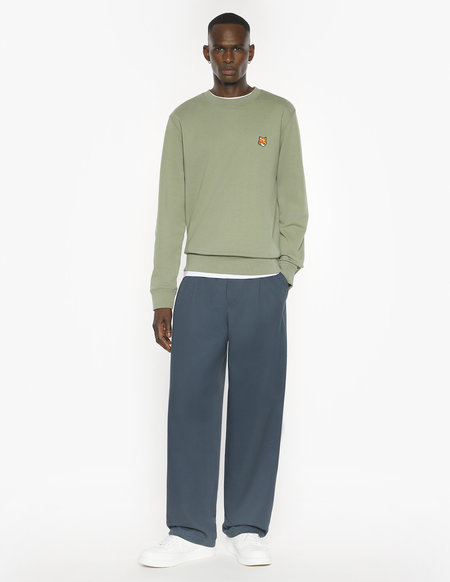 FOX HEAD REGULAR SWEATSHIRT | Maison Kitsuné