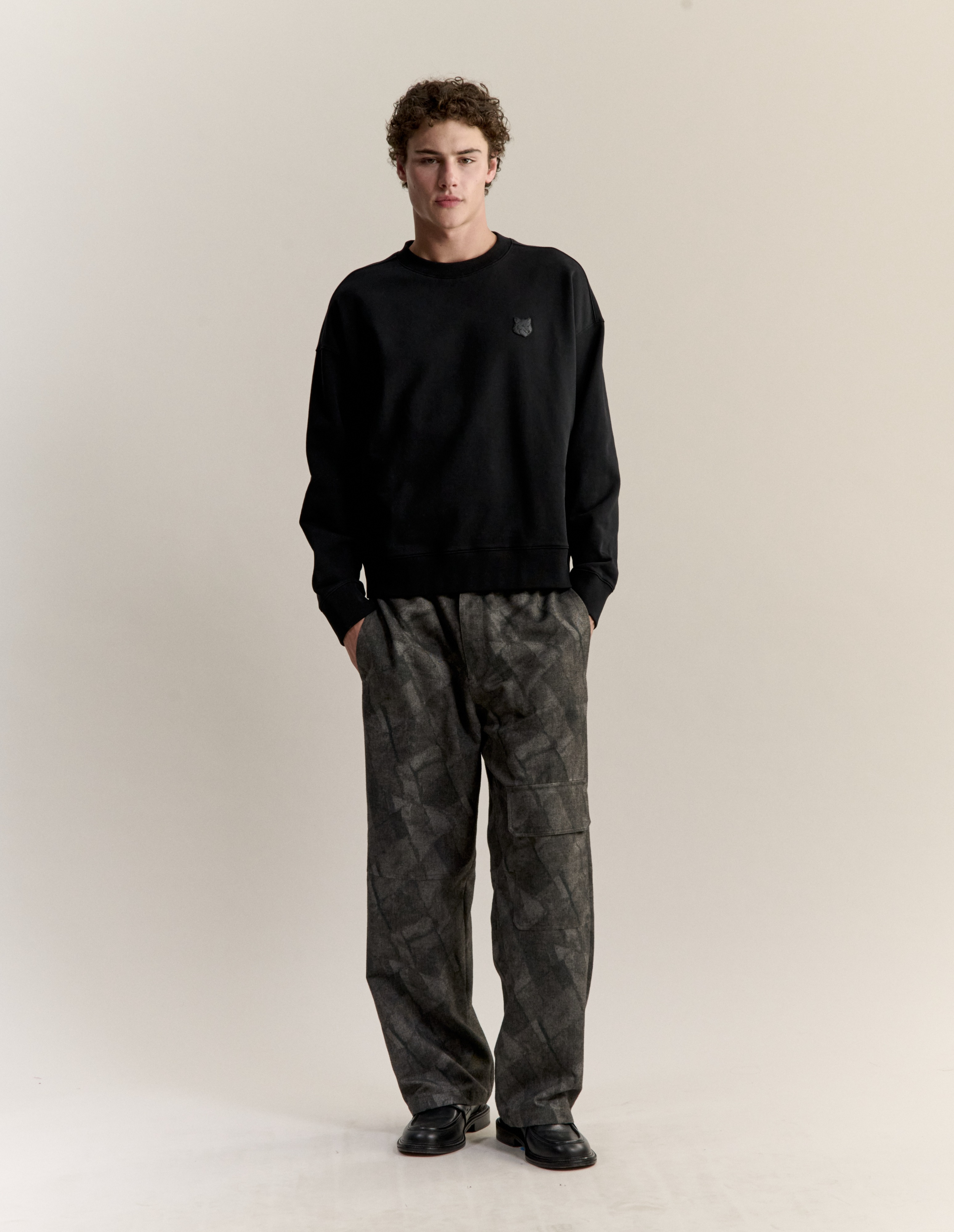 フォックスヘッド オーバーサイズ スウェットシャツ | Maison Kitsuné