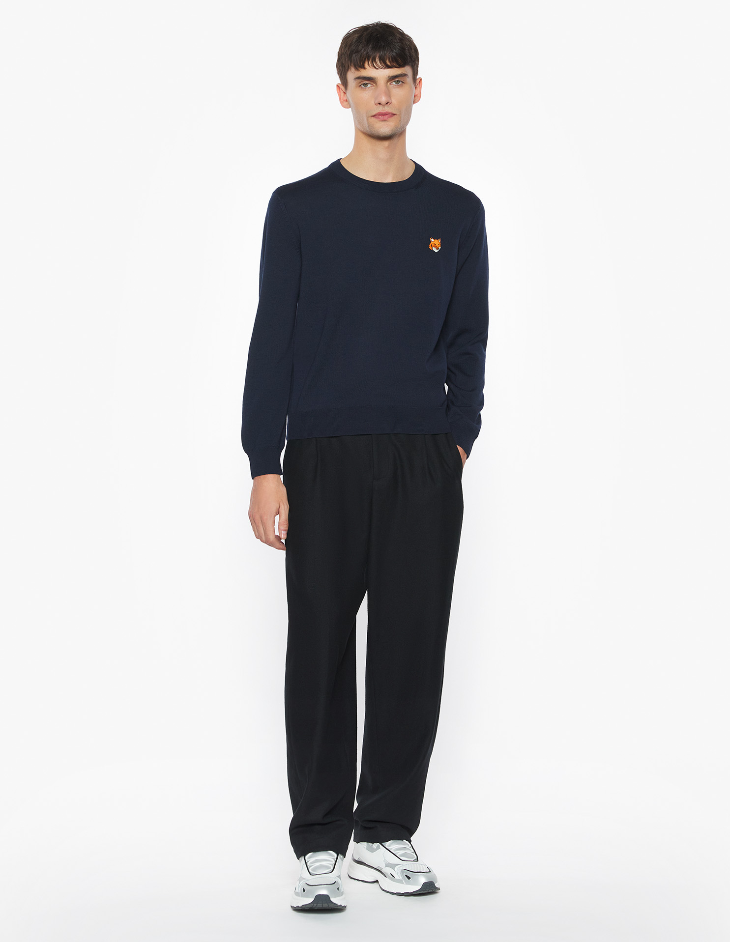 フォックスヘッド メリノ レギュラー ジャンパー | Maison Kitsuné