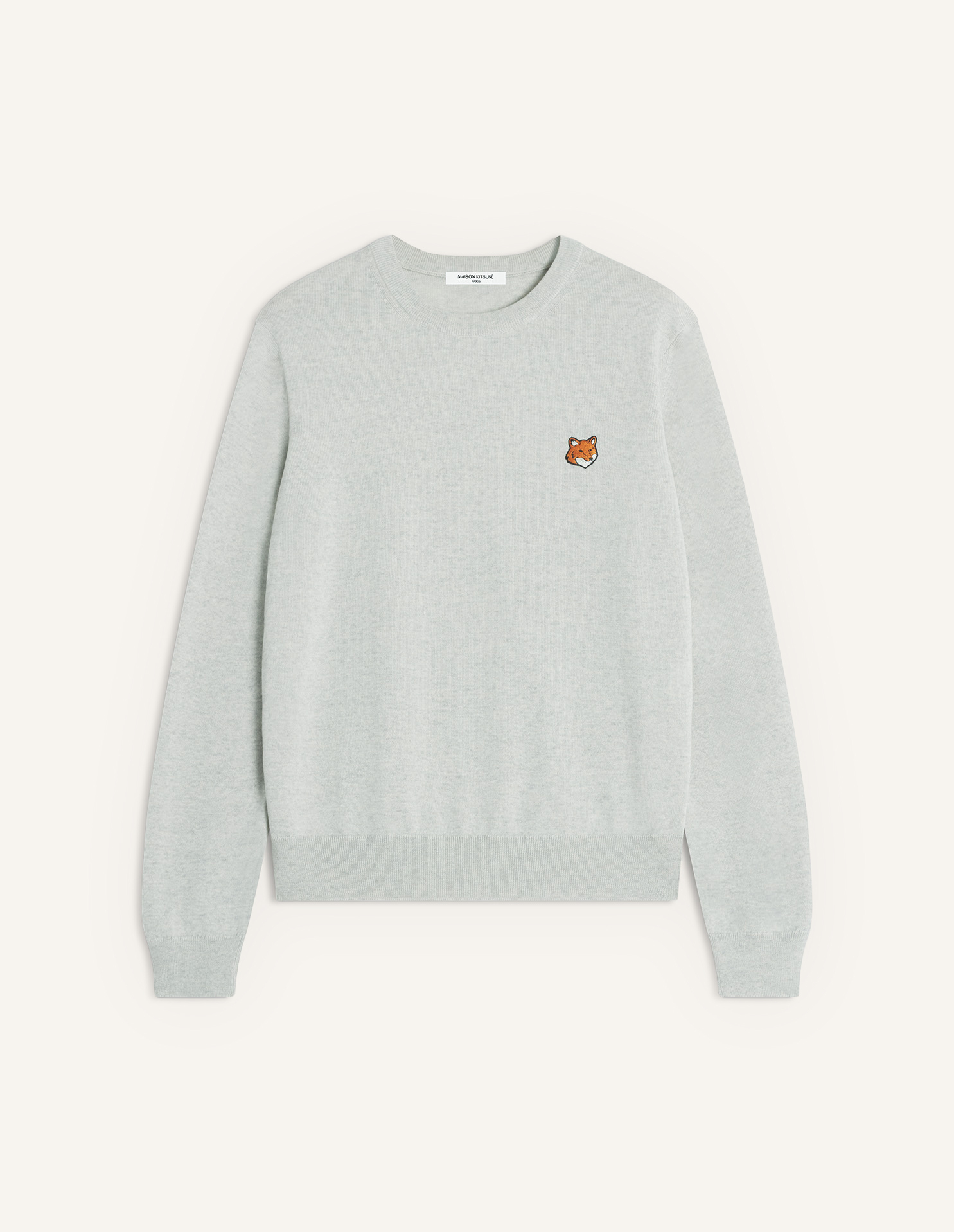FOX HEAD MERINO REGULAR JUMPER | Maison Kitsuné