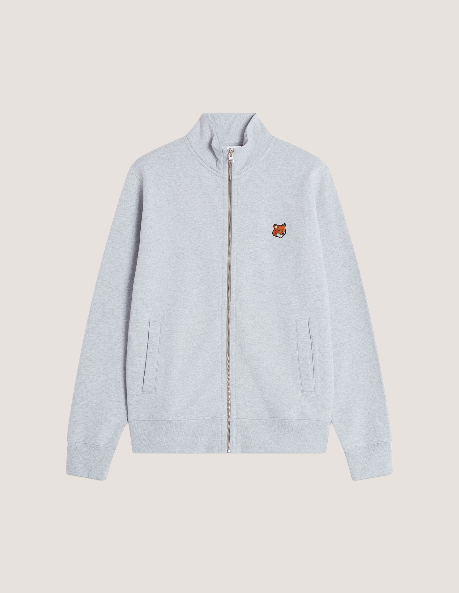 FOX HEAD ZIPPED REGULAR SWEATSHIRT | Maison Kitsuné