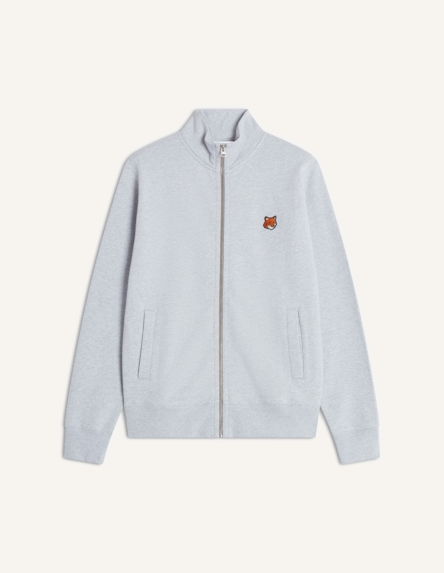 FOX HEAD ZIPPED REGULAR SWEATSHIRT | Maison Kitsuné