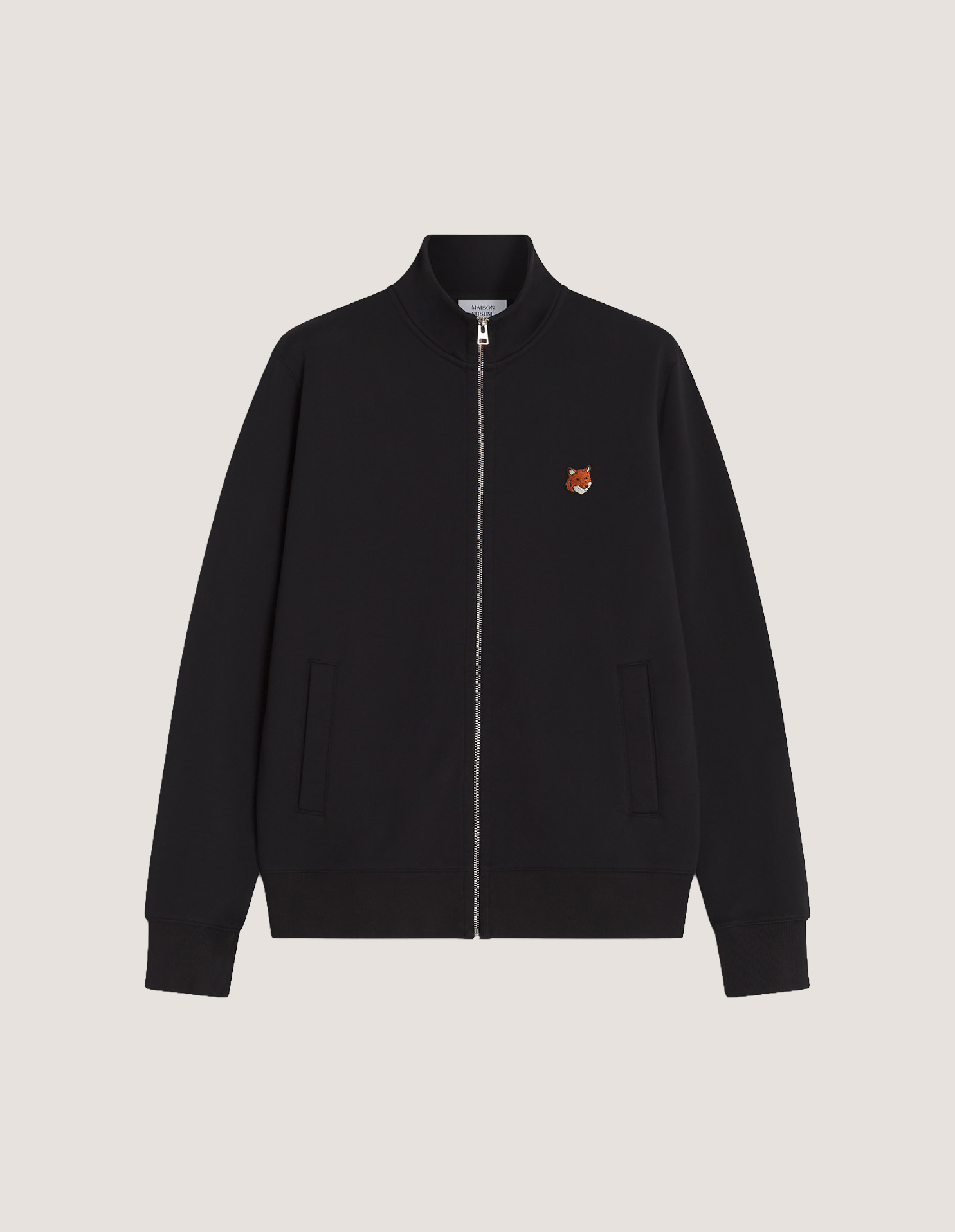 FOX HEAD ZIPPED REGULAR SWEATSHIRT | Maison Kitsuné