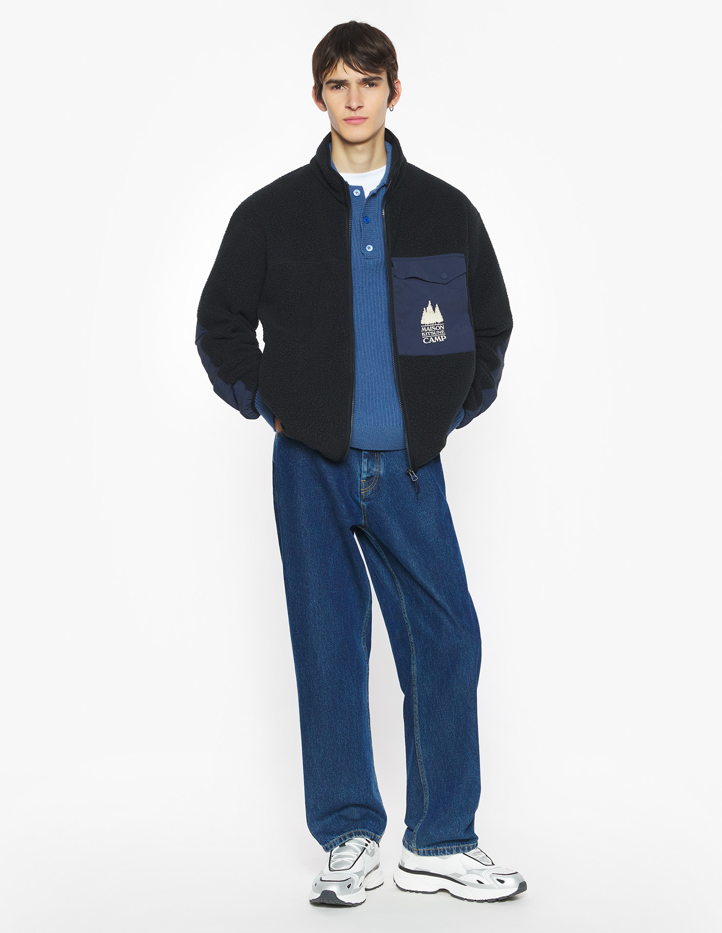 カジュアル フリース ジャケット | Maison Kitsuné