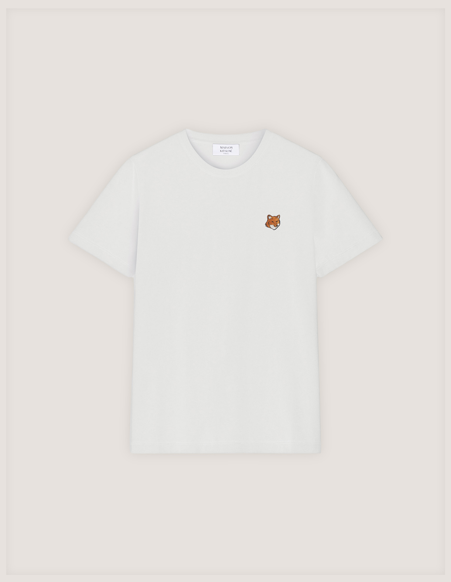 FOX HEAD REGULAR TEE-SHIRT | Maison Kitsuné
