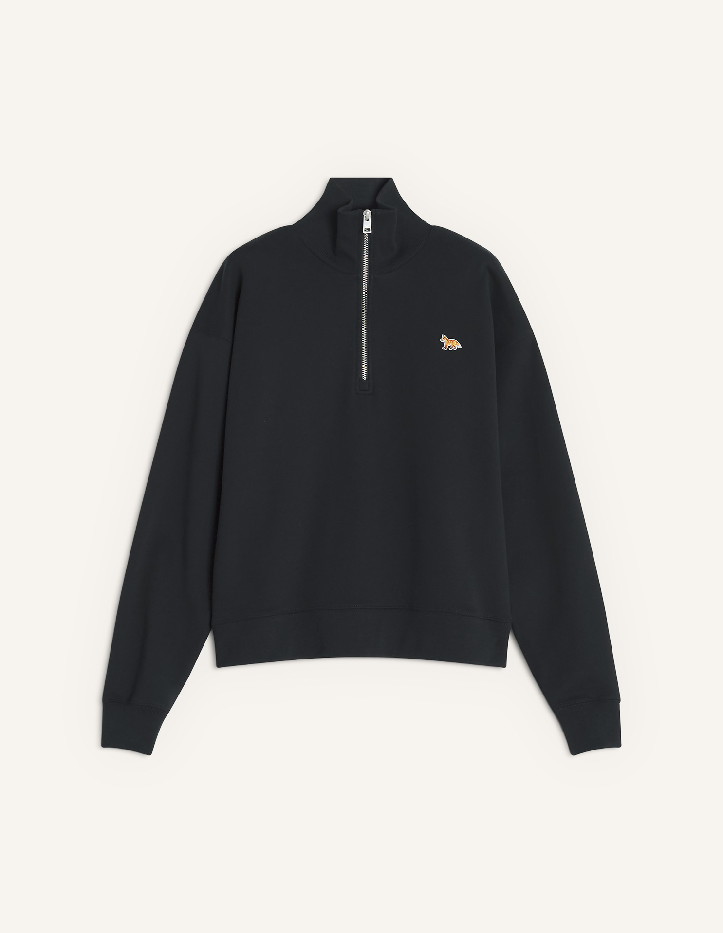 兎 BABY FOX HALF ZIPPED SWEATSHIRT | Maison Kitsuné