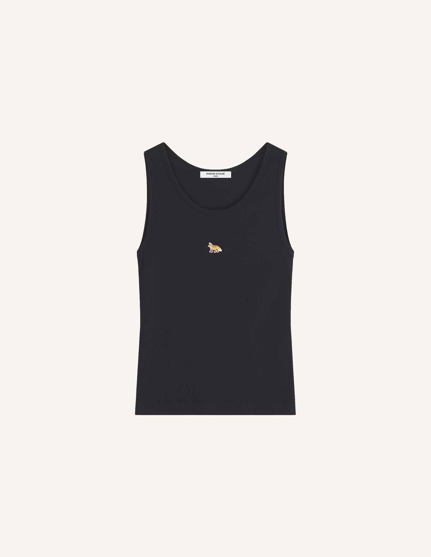 Maison Kitsune ベイビーフォックスタンクトップ　ブラックxs BABY FOX TANK TOP | Maison Kitsuné