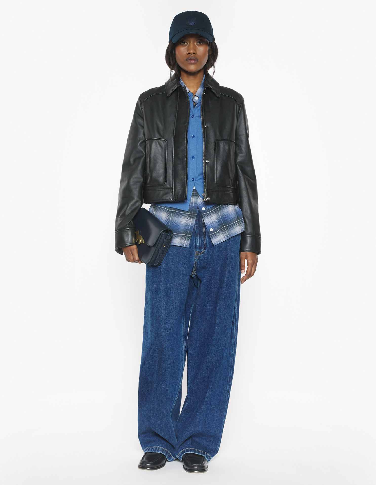 レザー ジャケット | Maison Kitsuné