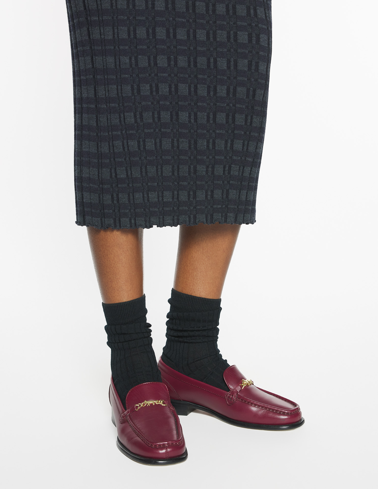 プロフィール フォックス レザー ローファー | Maison Kitsuné