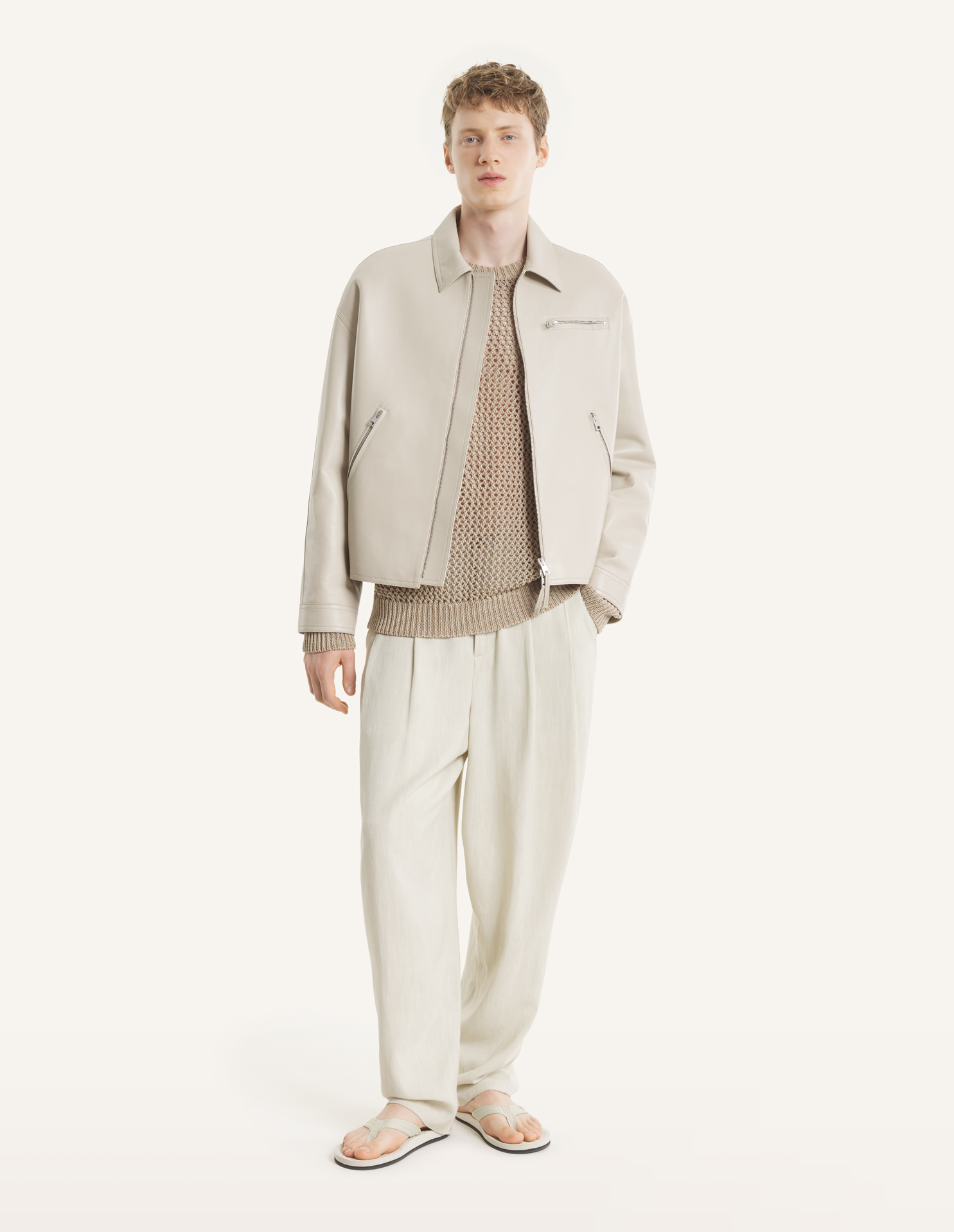 SAVOIR-FAIRE LEATHER JACKET | Maison Kitsuné
