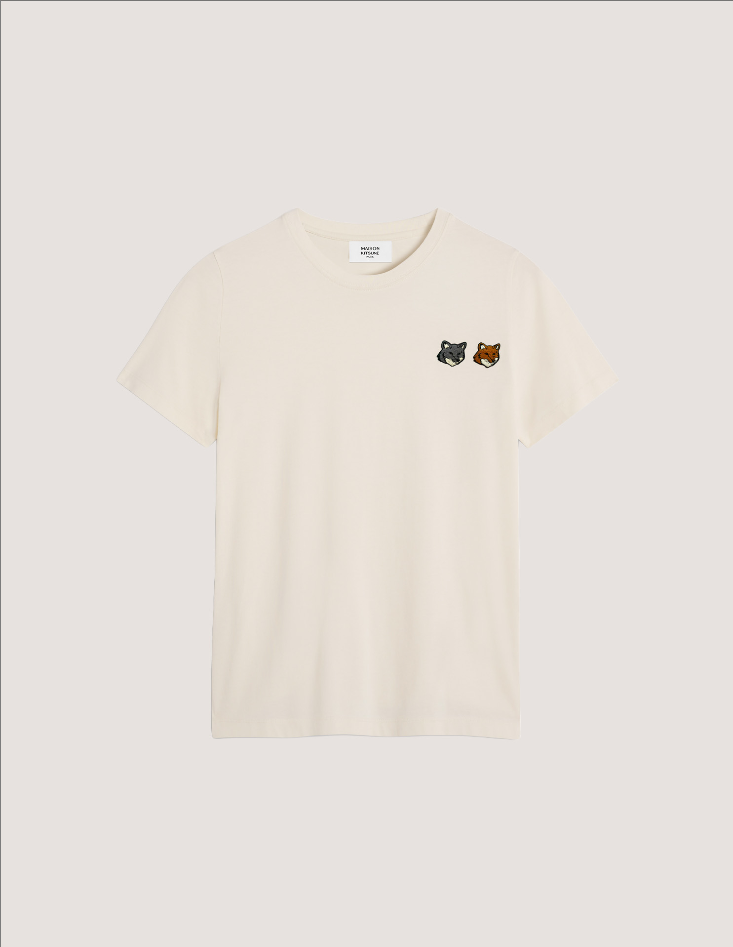 MAISON KITSUNE Tシャツ 2枚セット DOUBLE FOX HEAD REGULAR TEE-SHIRT | Maison Kitsuné