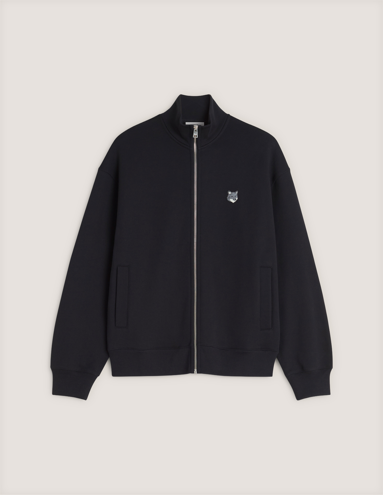 フォックスヘッド ジップ コンフォート スウェットシャツ | Maison Kitsuné