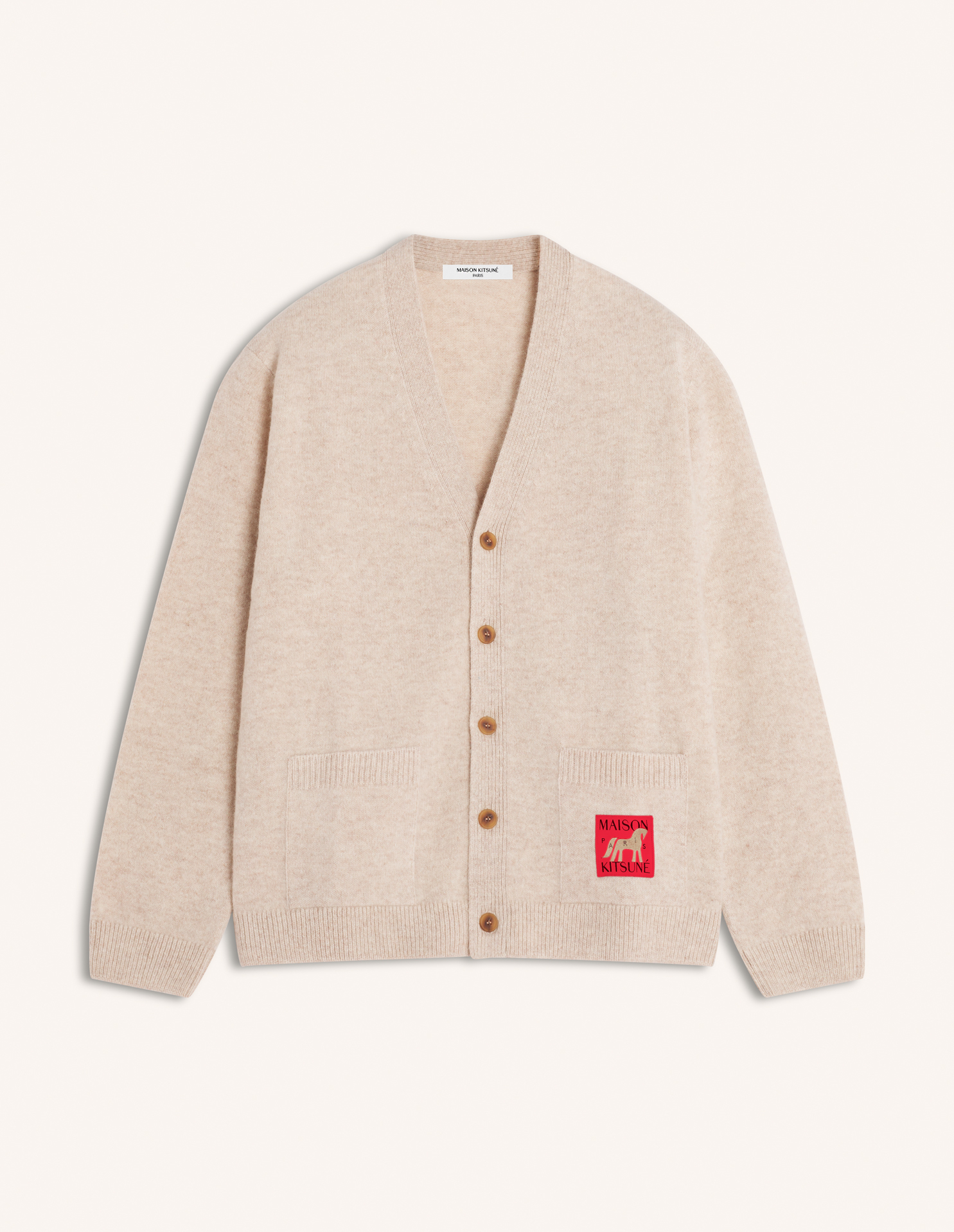 LUNAR NEW YEAR ラムズウール カーディガン | Maison Kitsuné