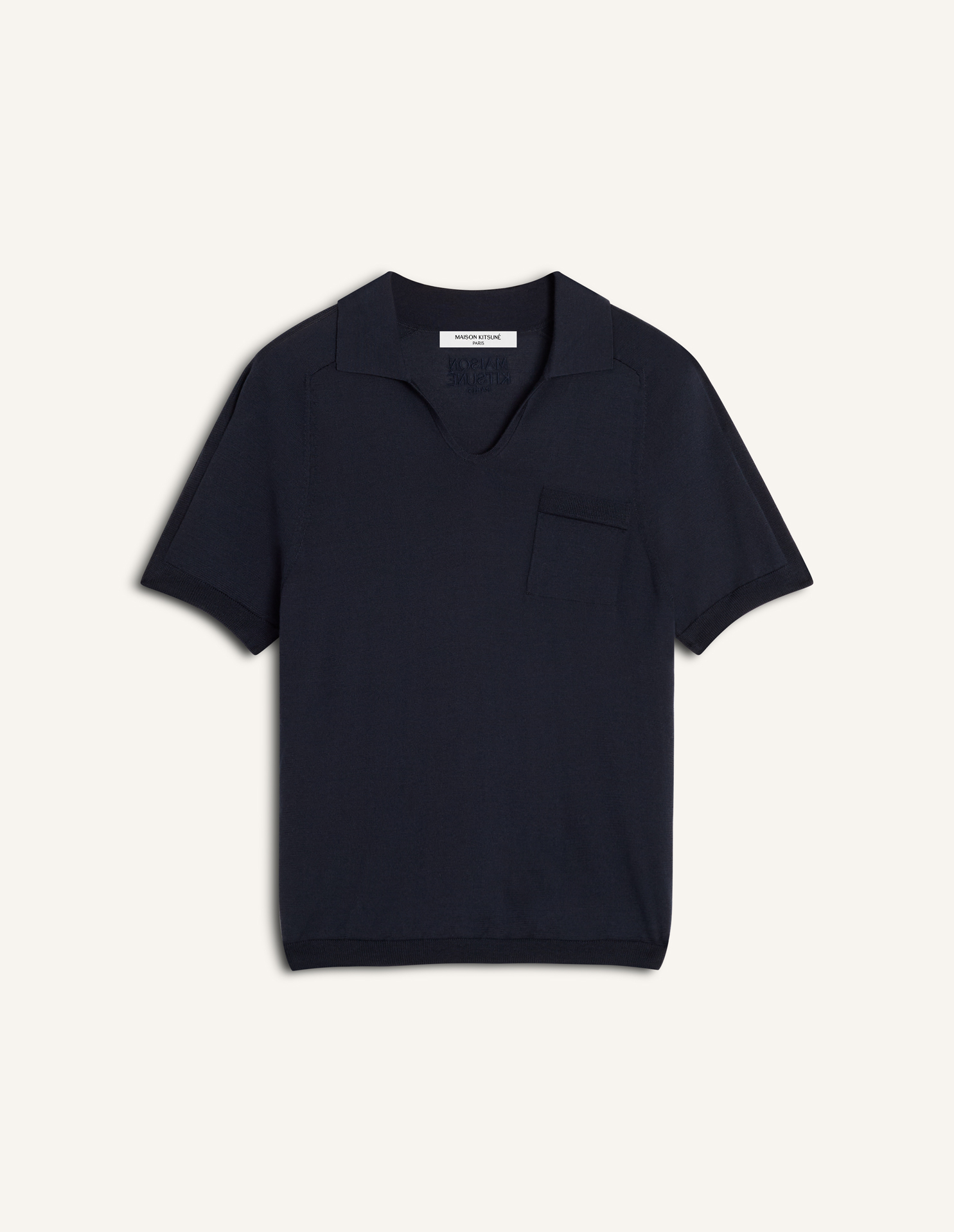 シルク ブレンド ポロ | Maison Kitsuné