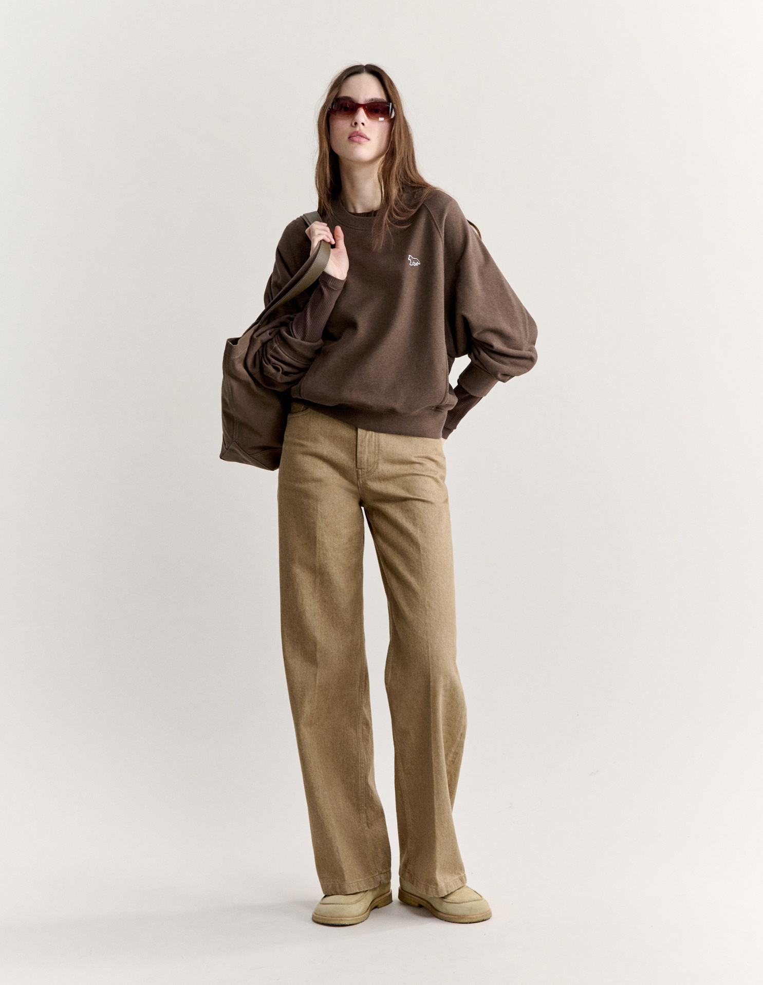 BABY FOX OPEN POCKET SWEATSHIRT | Maison Kitsuné