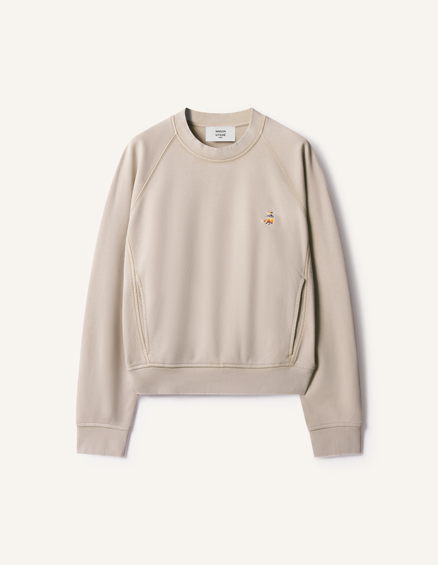 DREAMING FOX OPEN POCKET SWEATSHIRT | Maison Kitsuné
