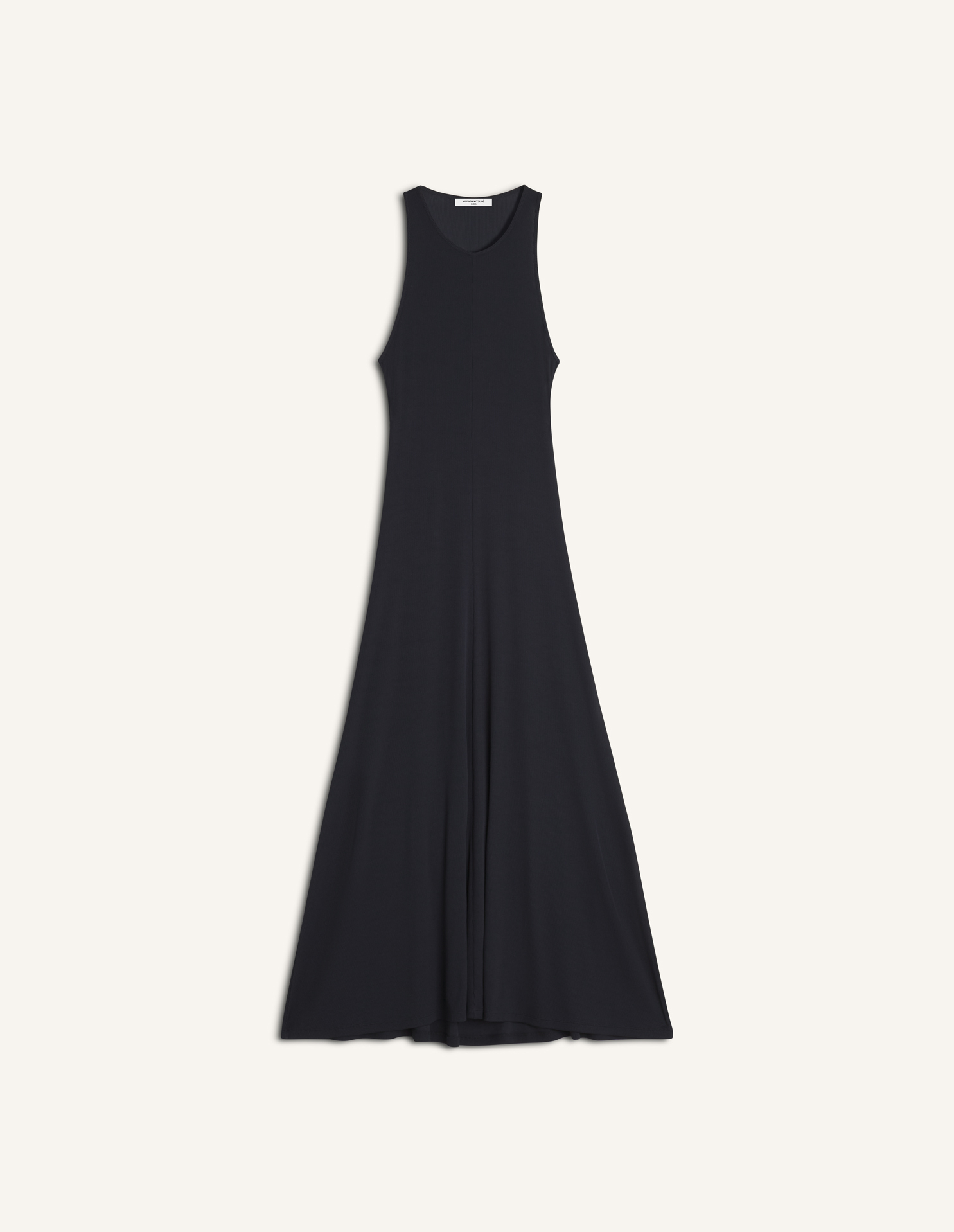 SOFT FINE RIB RACER BACK DRESS | Maison Kitsuné