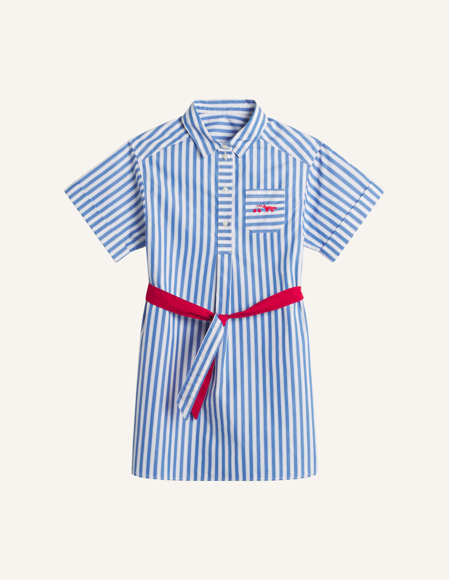 MAISON KITSUNE x BONPOINT LISSANDRA SHIRT DRESS | Maison Kitsuné