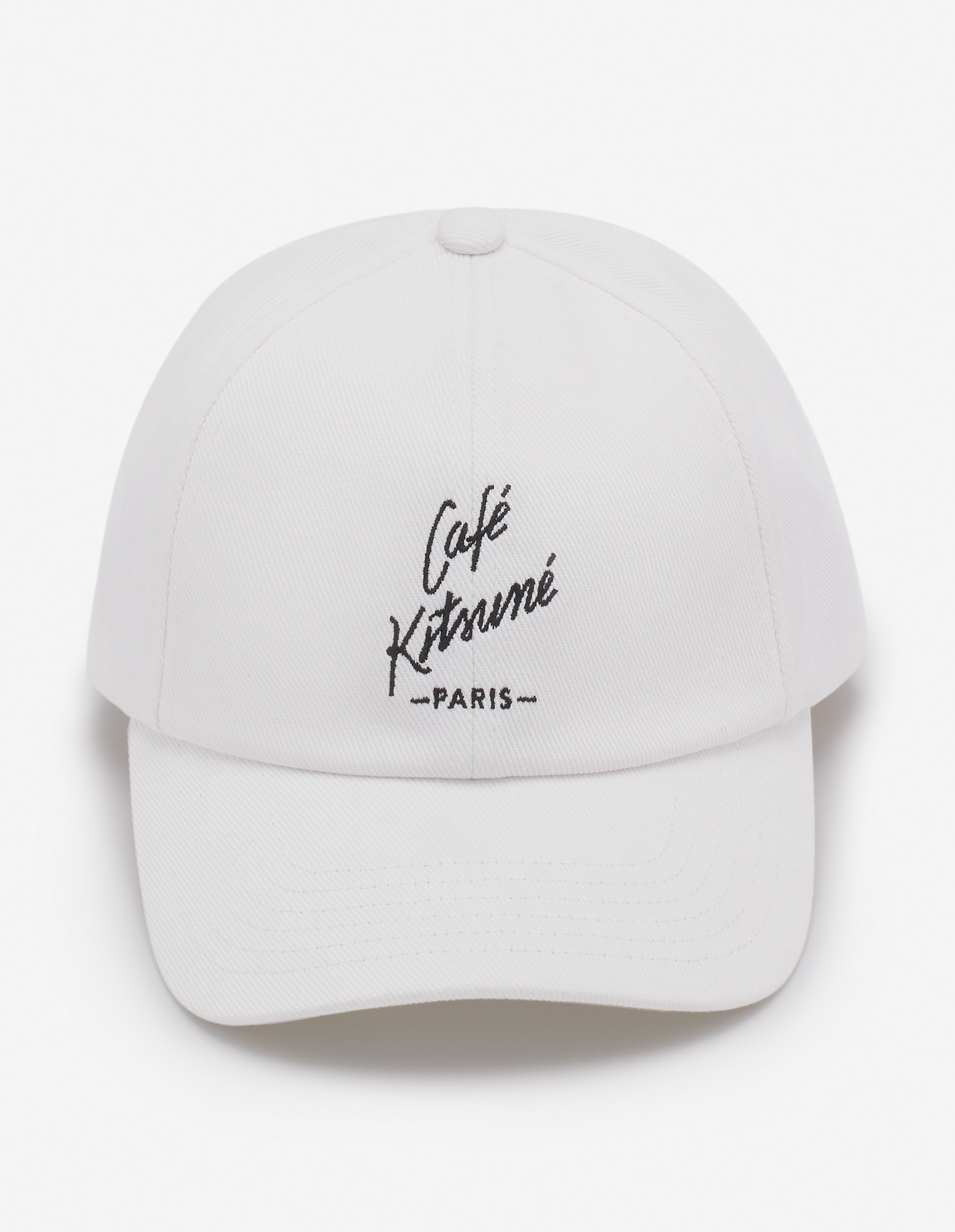 帽子 CAFE KITSUNE 6P CAP カフェ キツネ 6P ニュー シェイプ キャップ | Maison Kitsuné