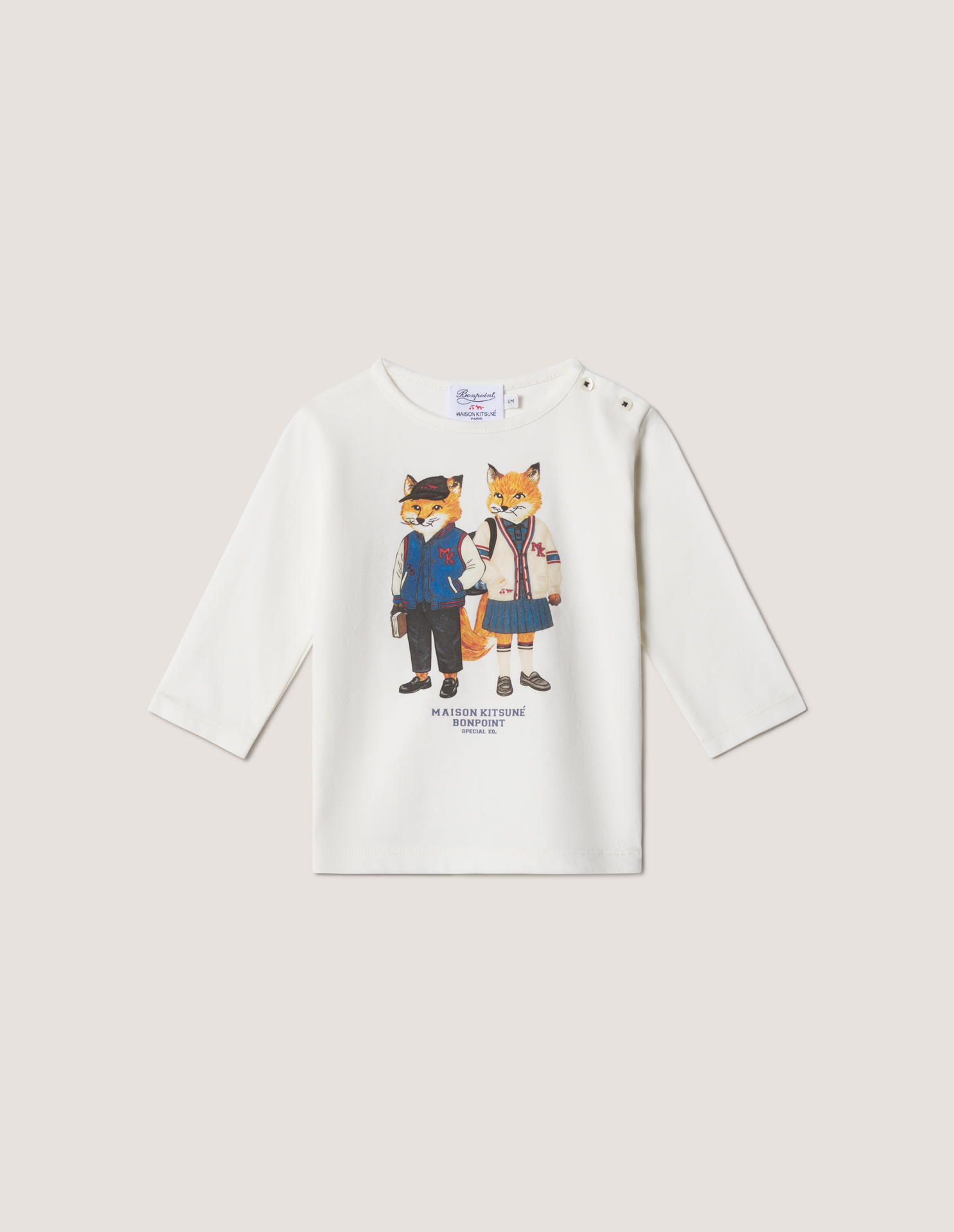 MAISON KITSUNÉ × BONPOINT Tシャツ | Maison Kitsuné