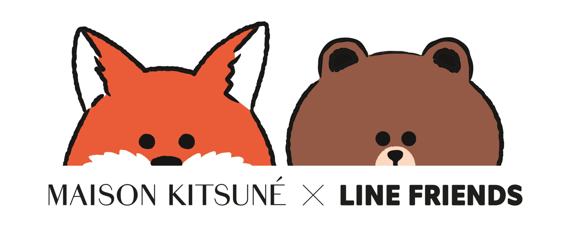 JP Maison Kitsuné x Line Friends | Maison Kitsuné