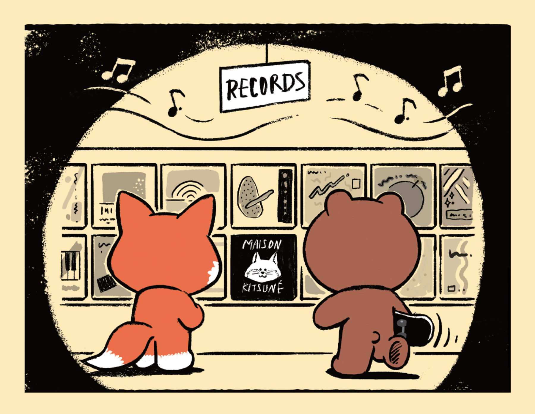 Maison Kitsune X Line Friends Maison Kitsune