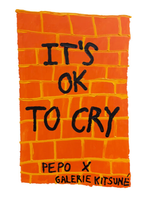 “It’s ok to cry” an exhibition by Pepo Moreno