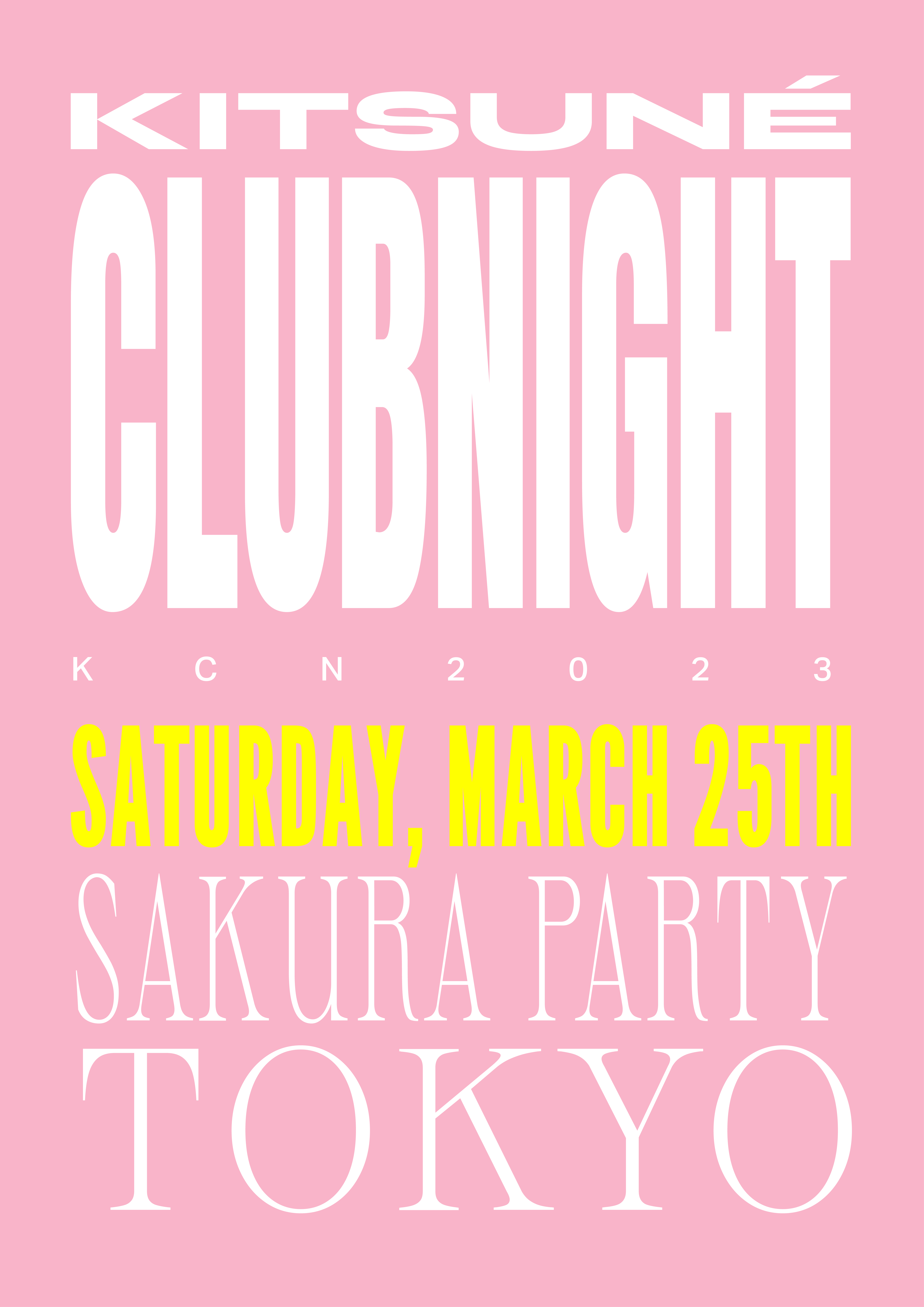 Kitsuné Club Night Tokyo | Maison Kitsuné