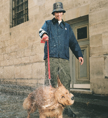 サイズは以下の通りですbarbour メゾンキツネ バブアーmaison kitsune マルチカラー