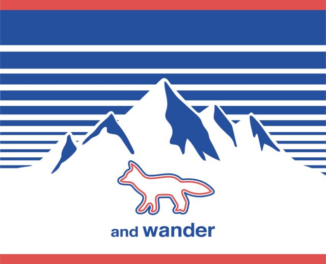 MAISON KITSUNÉ x AND WANDER | Maison Kitsuné